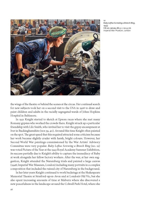 Sketch on cream paper, Ella Naper in the Apple Orchard at Trewoofe by Laura Knight, Laura Knight A WORKING LIFE in blue font to lower right.