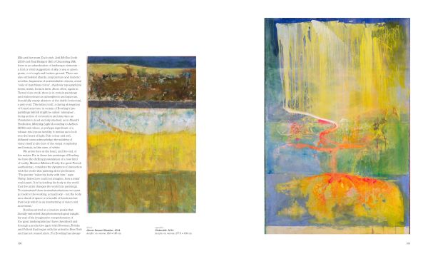 Book cover of Mel Gooding's Frank Bowling, with an abstract painting of blue and pink. Published by Royal Academy of Arts.