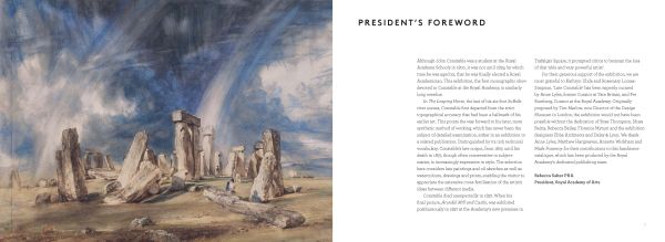 Landscape painting of The Lock by John Constable with Late Constable in white font in lower right corner