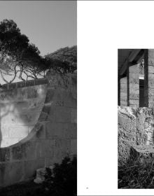 Dark blue cover with black and white low angled photo of structure with Light Lines in small grey font to top left