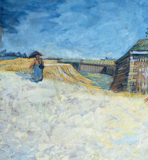 Pale green book cover of Impressionists on Paper, Degas to Toulouse-Lautrec, featuring an oil sketch by Edgar Degas, 'Dancer Yawning (Dancer Stretching)'. Published by Royal Academy of Art.