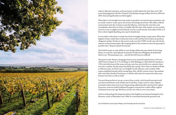 Book cover of In Vino Veritas, A Collection of Fine Wine Writing Past and Present, with a vine tree with roots burrowing into ground. Published by Academie du Vin Library.