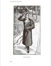 Book cover of In the Vine Country, featuring an impressionist painting titled 'Women Tying the Vine' by Henri-Edmond Cross, 1890. Published by Academie du Vin Library.