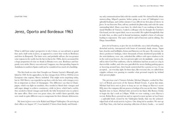 Book cover of Ben Howkins's, Adventures in the Wine Trade, Diary of a Vintner's Scholar, with two men drinking glasses of red wine. Published by Academie du Vin Library.