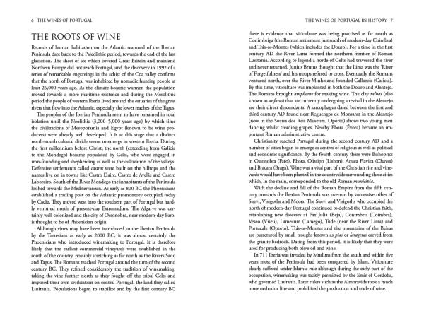 Book cover of Richard Mayson's guide, The Wines of Portugal, with vineyards and mountains behind. Published by Academie du Vin.