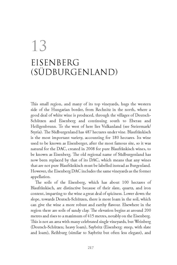 Book cover of Stephen Brook's handbook, The Wines of Austria, with view of the rolling hills of The Wachau Valley and vineyards. Published by Academie du Vin Library.