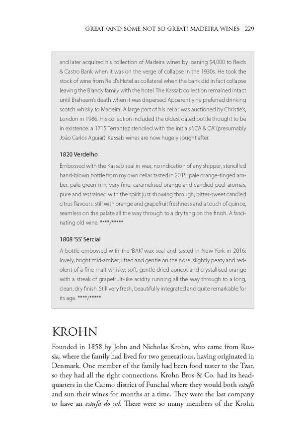 Book cover of Richard Mayson's guide, Madeira, The Islands and Their Wines, with an aerial view of vineyards on the coast, with the sea to the right. Published by Académie du Vin Library.