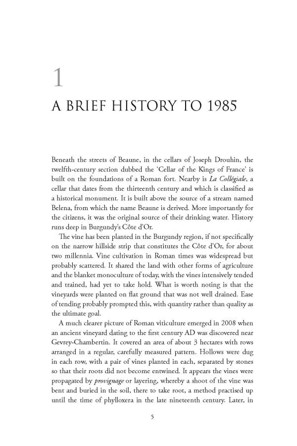 Chateau de Corton Andre, with vineyards below.