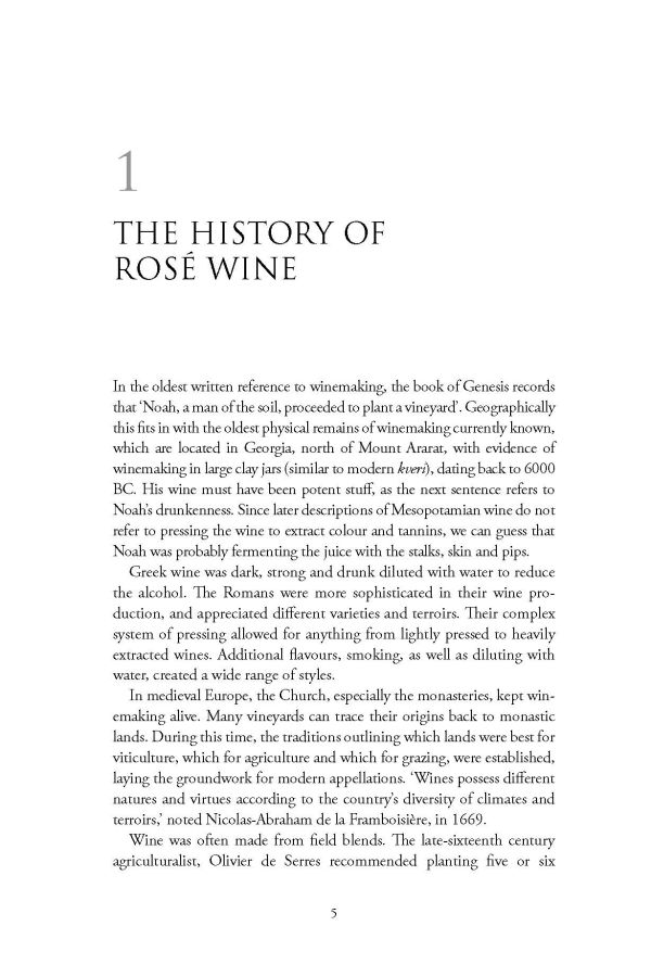 Book cover of Elizabeth Gabay's Rosé, Understanding the Pink Wine Revolution, with a wine glass of Rose on table. Published by Academie du Vin Library.
