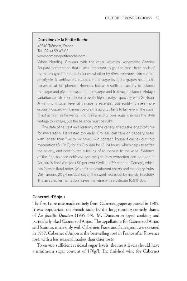 Book cover of Elizabeth Gabay's Rosé, Understanding the Pink Wine Revolution, with a wine glass of Rose on table. Published by Academie du Vin Library.