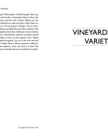 Book cover of The Classic Wine Library Reader, A Taste of the World's Best Wine Writing, with a white wine glass on burgundy. Published by Academie du Vin Library.