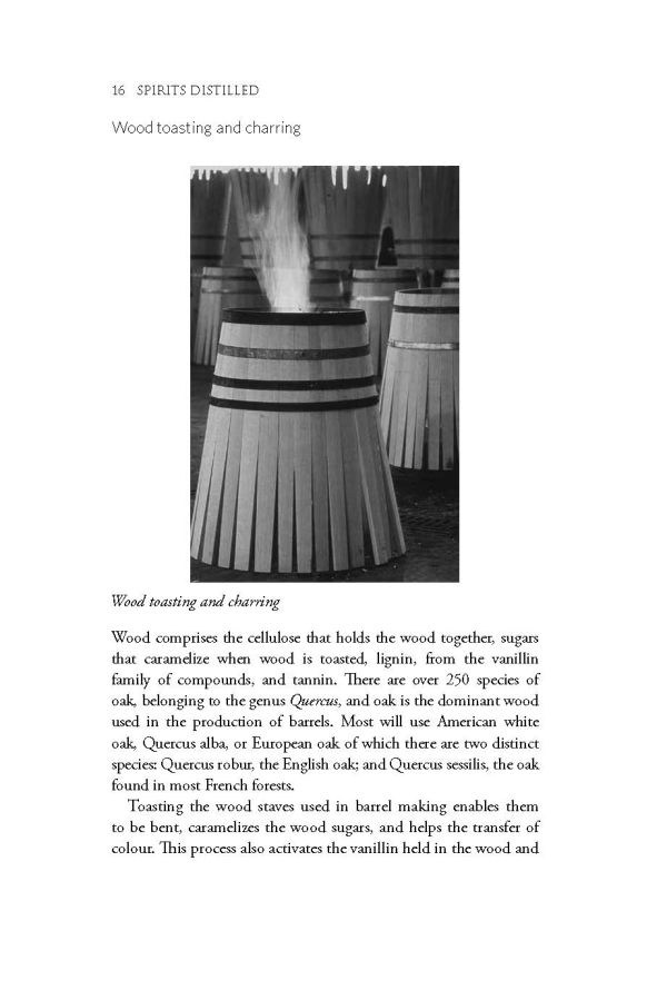 Book cover of Spirits Distilled, With Cocktails Mixed by Michael Butt, with large, copper alcohol distiller. Published by Academie du Vin Library.