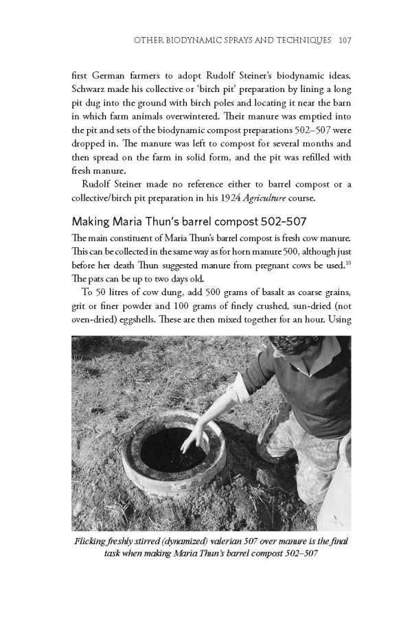 Book cover of Monty Waldin's Biodynamic wine, with a vineyard being ploughed by a horse, and a worker behind guiding plough. Published by Academie du Vin Library.