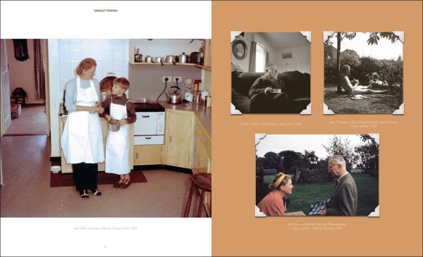 Book cover of Surrealist Weekends: Farleys in the Fifties; featuring Lee Miller and Roland Penrose in the garden. Published by Lee Miller Archives.