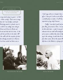 Book cover of Love Letters: Bound in Gold Handcuffs; featuring Lee Miller and Roland Penrose, with hand-written letters. Published by Lee Miller Archives.