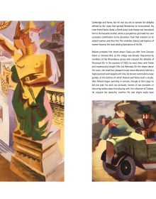 Book cover of The Home of the Surrealists - 75th Anniversary Edition: Lee Miller, Roland Penrose and their circle at Farley Farm; featuring a surrealist artwork. Published by Lee Miller Archives.