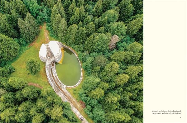 Book cover of Olivia Broome's Brutalist Plants, with a concrete, multi-storey building with green plants growing over the edges. Published by Hoxton Mini Press.