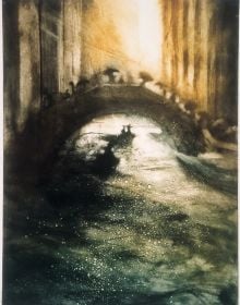 Book cover of Nancy Campbell's Bill Jacklin: Monotypes, with a painting of seascape with flecks of sea spray. Published by Royal Academy of Arts.