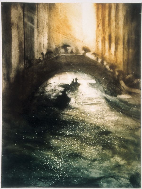 Book cover of Nancy Campbell's Bill Jacklin: Monotypes, with a painting of seascape with flecks of sea spray. Published by Royal Academy of Arts.