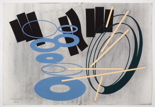 Book cover of Andrew Lambirth's Nigel Hall: Drawings, with a black and orange sculpture sketch. Published by Royal Academy of Arts.