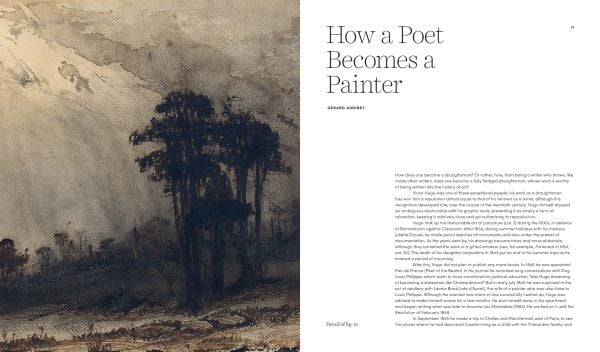 Book cover of Astonishing Things: The Drawings of Victor Hugo, featuring a drawing in black ink of an octopus. Published by Royal Academy of Arts.