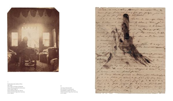 Book cover of Astonishing Things: The Drawings of Victor Hugo, featuring a drawing in black ink of an octopus. Published by Royal Academy of Arts.