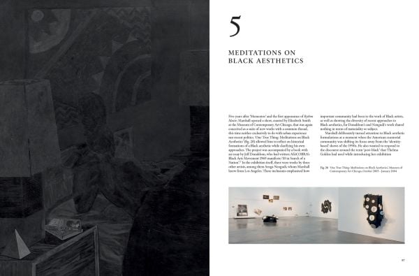 Book cover of Kerry James Marshall: The Histories; featuring a large painting of a figure laying down on a boat. Published by Royal Academy of Arts.