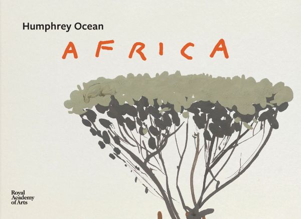 Book cover of Humphrey Ocean: Africa (well, a bit of it): featuring an African tree. Published by Royal Academy of Arts.