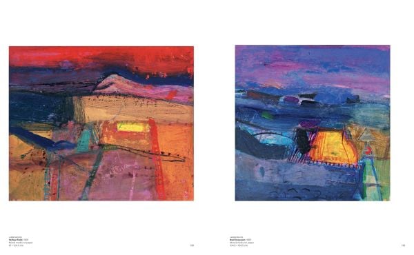 Book cover of Barbara Rae: featuring a colourful abstract landscape painting. Published by Royal Academy of Arts.