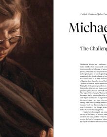 Book cover of Michaelina Wautier; featuring a painting of figures and a goat. Published by Royal Academy of Arts.