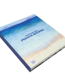 Book cover of Painting the French Riviera; featuring a painting of a seascape. Published by Royal Academy of Arts.