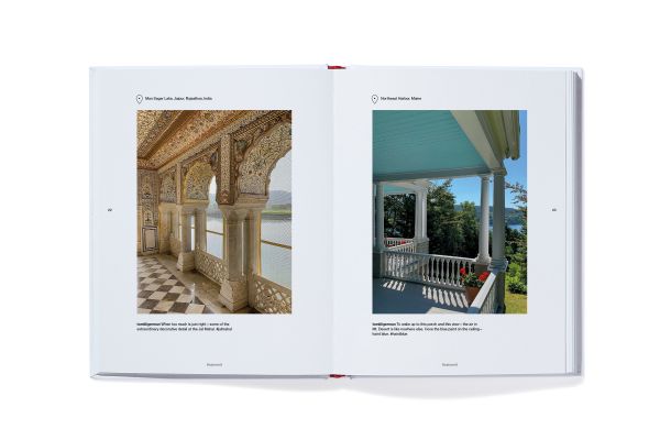 Book cover of Thomas A. Kligerman's As I See It: A Life in Detours, with a montage of architectural features: spiral staircase, building facade with columns, seascape painting. Published by Triglyph Books.