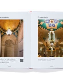 Book cover of Thomas A. Kligerman's As I See It: A Life in Detours, with a montage of architectural features: spiral staircase, building facade with columns, seascape painting. Published by Triglyph Books.