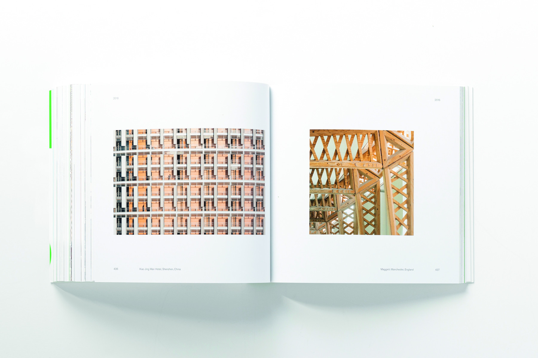 FOSTER + PARTNERS in small green font to top left, PORTFOLIO in green font across cover