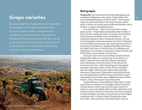 Book cover of Rioja: The Smart Traveller's Wine Guide: A pocket guide to Rioja for the wine-interested tourist. Published by Academie du Vin Library.