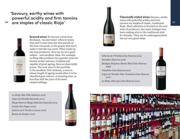 Book cover of Rioja: The Smart Traveller's Wine Guide: A pocket guide to Rioja for the wine-interested tourist. Published by Academie du Vin Library.