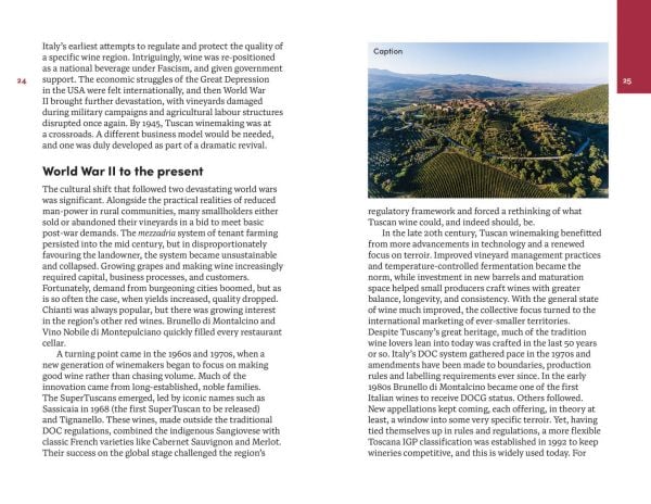 Book cover of Tuscany: The Smart Traveller's Wine Guide. Published by Academie du Vin Library.