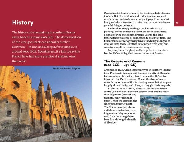 Book cover of Rhône Valley: The Smart Traveller's Wine Guide. Published by Academie du Vin Library.