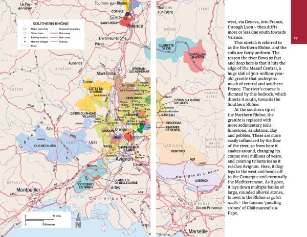 Book cover of Rhône Valley: The Smart Traveller's Wine Guide. Published by Academie du Vin Library.