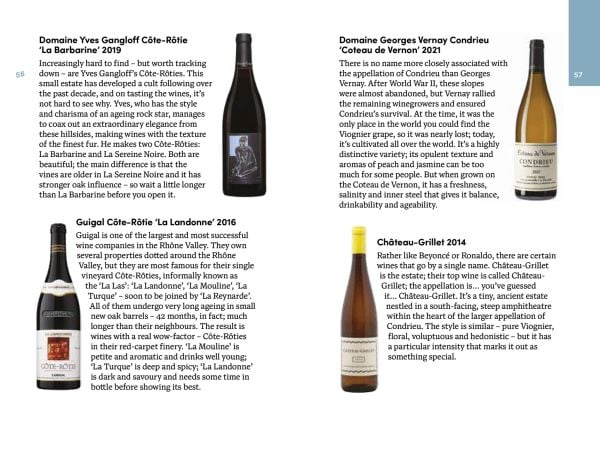 Book cover of Rhône Valley: The Smart Traveller's Wine Guide. Published by Academie du Vin Library.