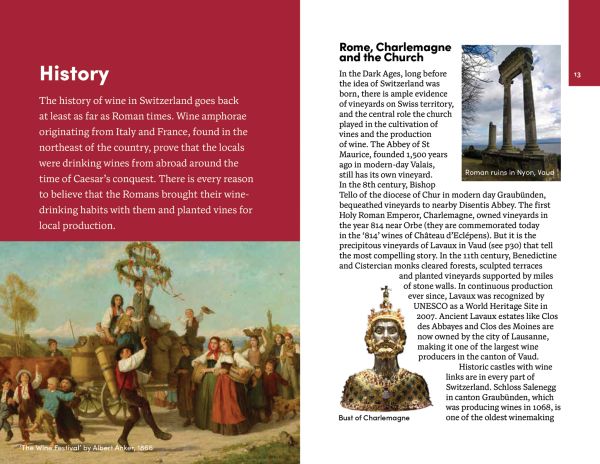 Book cover of Switzerland: The Smart Traveller's Wine Guide. Published by Academie du Vin Library.