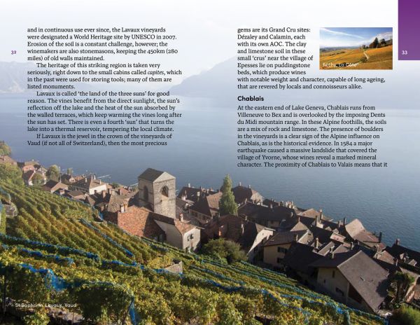 Book cover of Switzerland: The Smart Traveller's Wine Guide. Published by Academie du Vin Library.