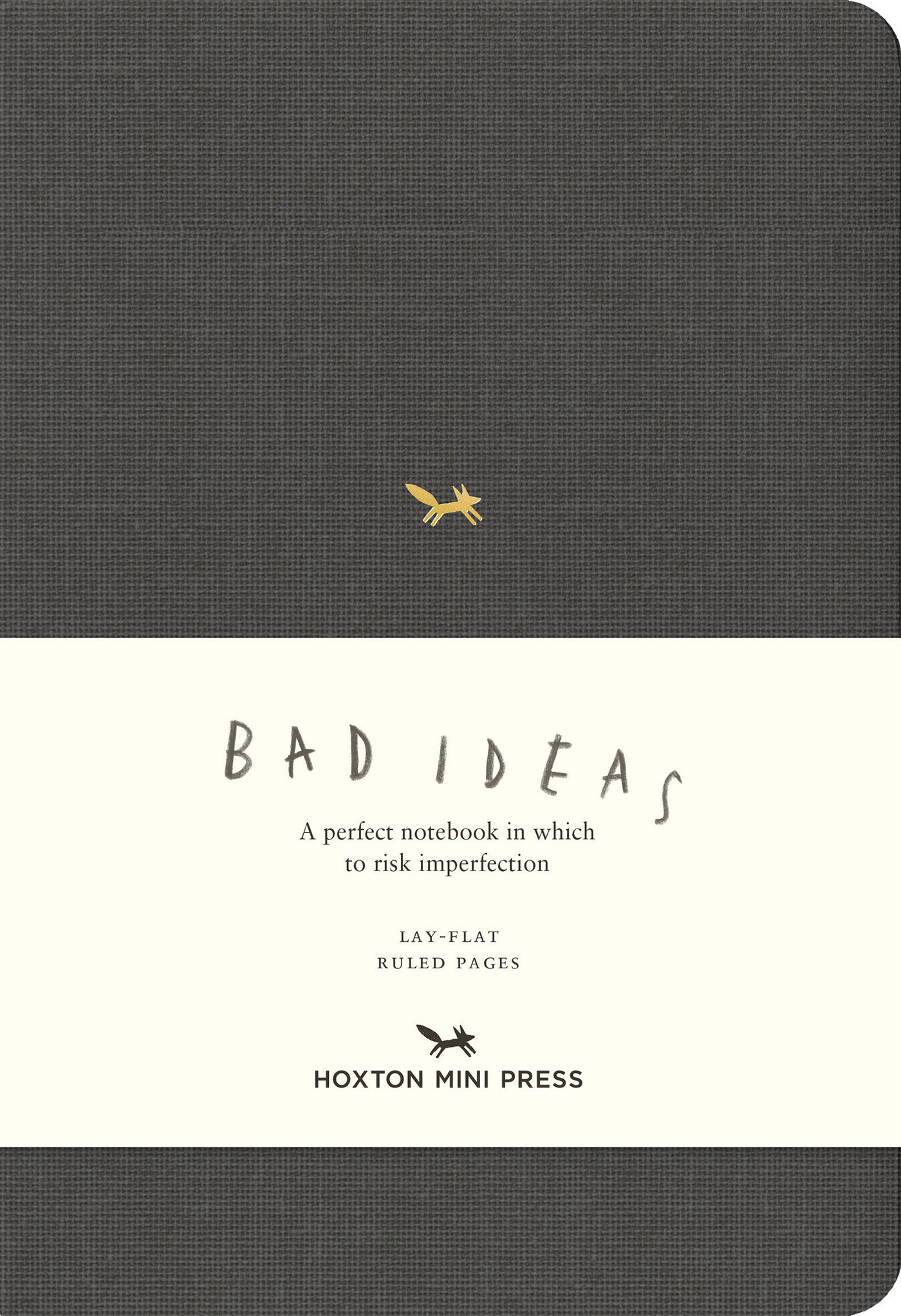 A Notebook for Bad Ideas (Medium / Dark Grey / Lined) - ACC Art Books US