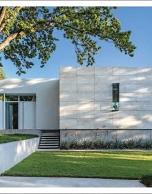 Book cover of Modernism in Context: Homes by Lionel Morrison; featuring a modern residential property with a swimming pool. Published by Images Publishing.