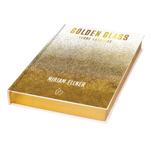 Book cover of Golden Glass: Verre Églomisé. Published by Pointed Leaf Press.