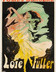 Book cover of Always New, The Posters of Jules Chéret, with a colour lithograph poster, Musée Grévin by Jules Cheret. Published by Marquand Books.