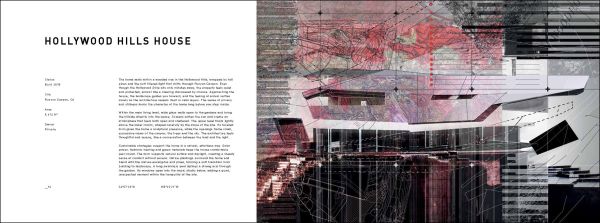 Book cover of Out / West: Houses by Patrick Tighe; with a modern house. Published by ORO Editions.