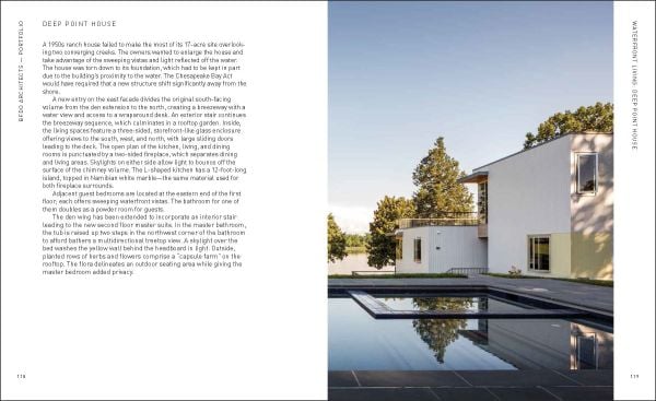 baao letters stencilled out on white cover, modern wood building showing in letter shapes, by ORO Editions.