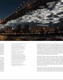 Old atlas map in circle shape, contents headers circling map, on white cover, LA+ to top right corner