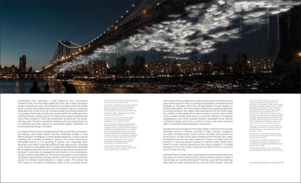 Old atlas map in circle shape, contents headers circling map, on white cover, LA+ to top right corner